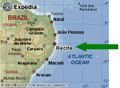 recife city map